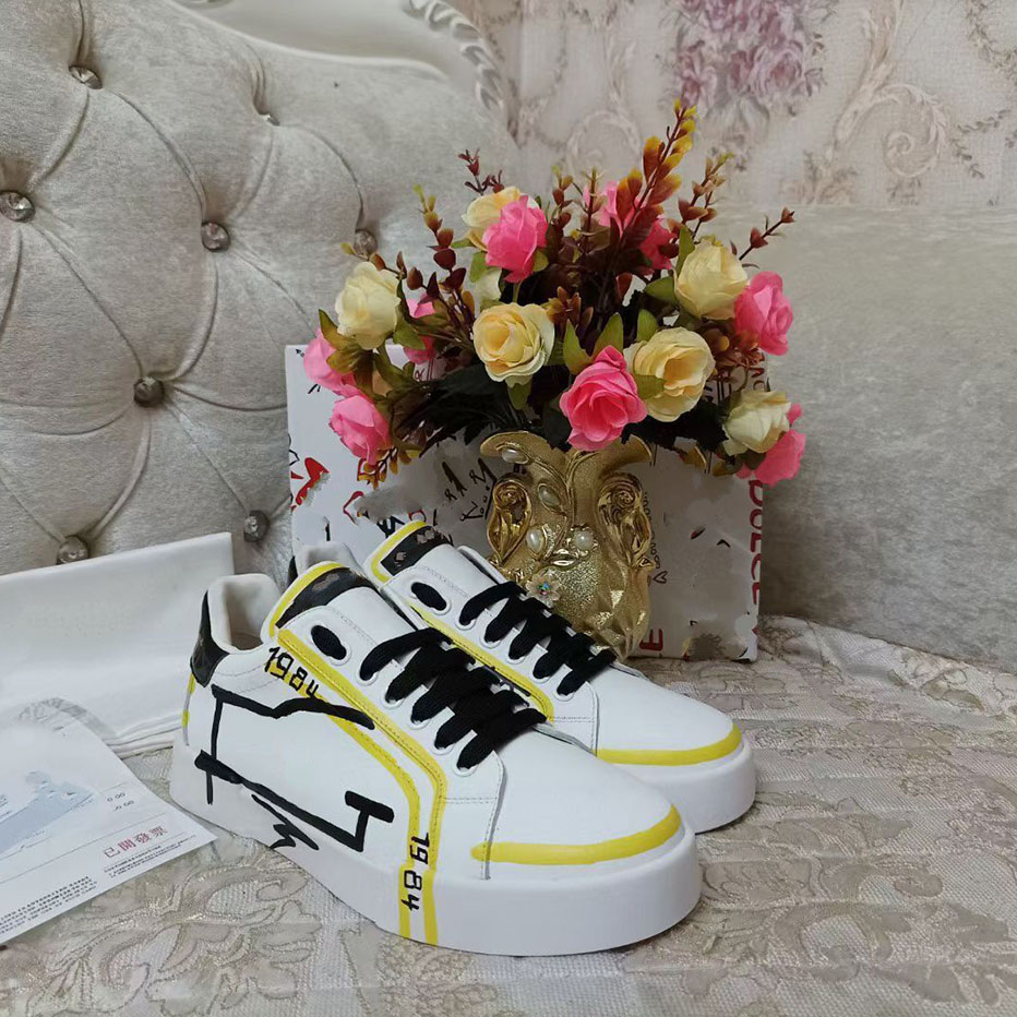 

Fashion Best Top Quality real leather Handmade Multicolor Gradient Technical sneakers men women famous shoes Trainers size35-45 mkjmnj000001