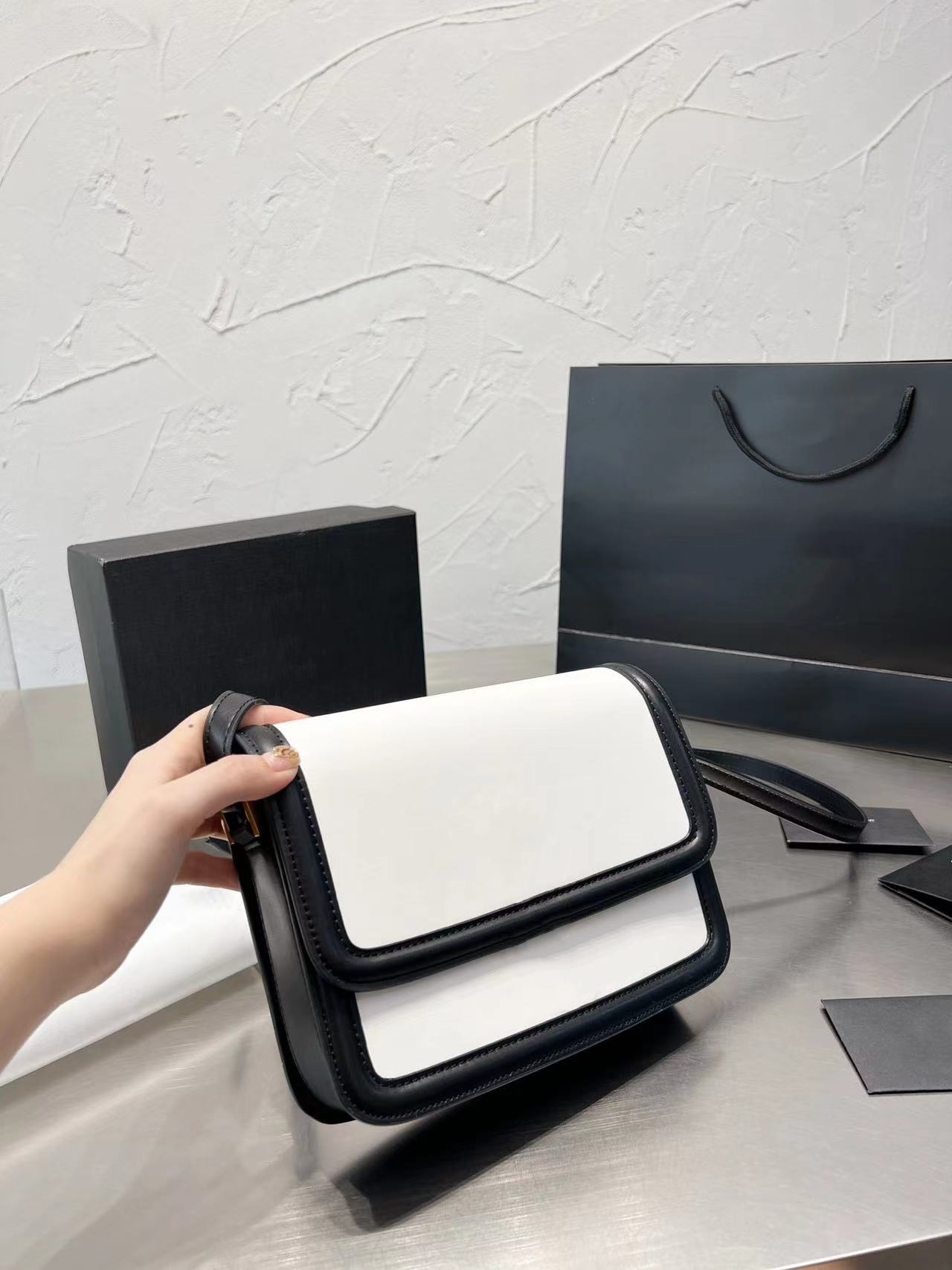 

New style solferino bag ysle handbag fashion luxury ysle bag high quality caviar solferino shoulder bag luxurys handbag designer handbag crossbody bag designer bag, 12-23cm