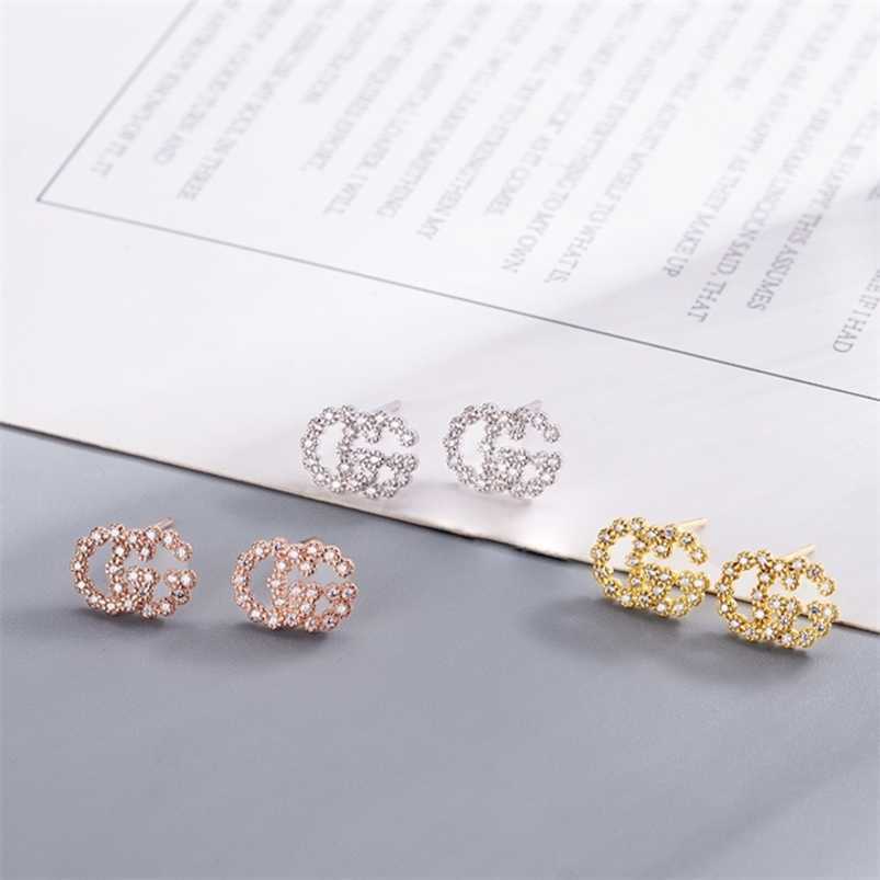 

2023 New designer jewelry bracelet necklace ring Xiao same diamond earrings are fashionable straight