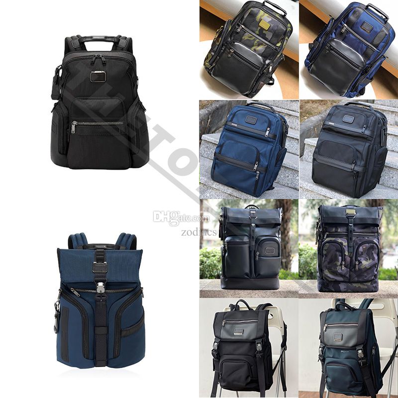 

Tumi Alpha Bravo Logistics Flap Lid Backpacks Navigation Backpack Designer tumi Backpacks Alpha 3 Series Ballistic Nylon Mens Sport Bag computer bag Tumin