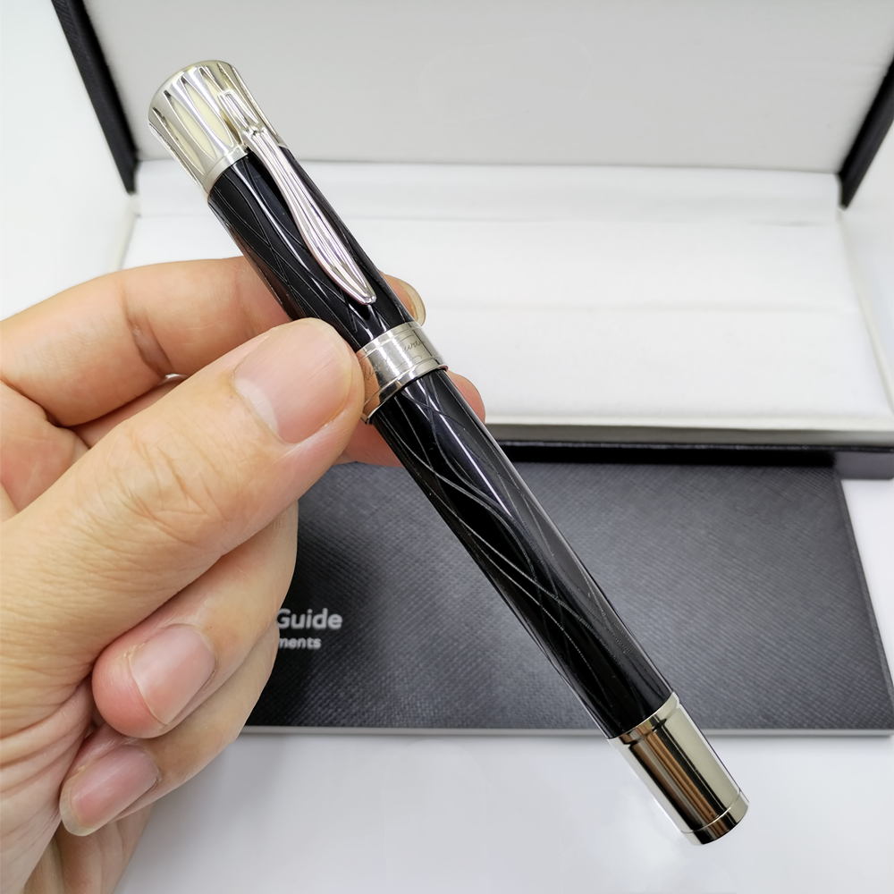

classic Great Writer Edition Mark Twain black / Blue ballpoint pen School office stationery luxurs roller ball pens no Box, Please choose