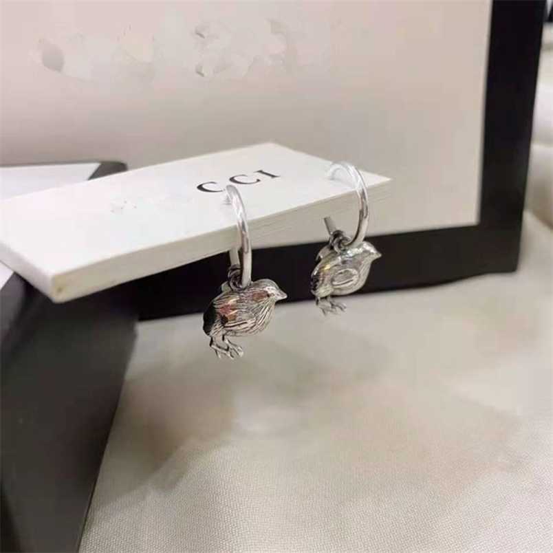 

20% off 2023 New designer jewelry bracelet necklace ring three dimensional chicken unilateral earrings for women