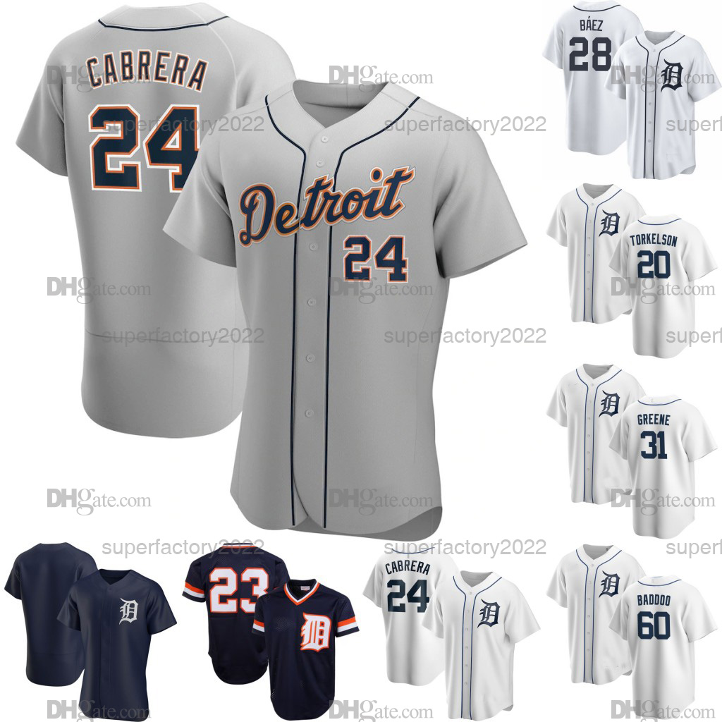 

Tigers Miguel Cabrera Baseball Jersey Detroit Javier Baez Riley Greene Spencer Torkelson Kirk Gibson Zach McKinstry Kerry Carpenter Jake Rogers Michael Lorenzen, Flexxbase men s-xxxl