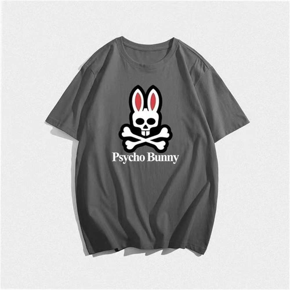 

T Shirts Mens Women Designers Cotton Tees Tops Man S Casual Chest Printing Letter Shirt Psycho Bunny Luxurys Clothing Street Shorts Sleeve Clothes design PU9C, Green