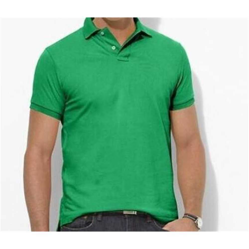 

Hot summer popular embroidery pure Horse Polo Shirts man 100% cotton Men Short Sleeve polos Casual Man's Solid Pony men's clothing Camisa Tee mix 24 colors DP9X, E black