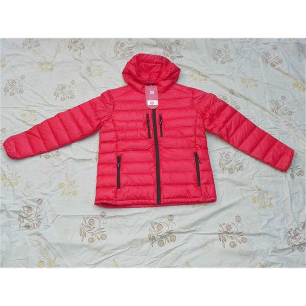 

2018 New Casual Brand Windproof Down Men Jacket Winter Warm Coat  Ultralight Duck Male goose Parka 200 F887, Blue
