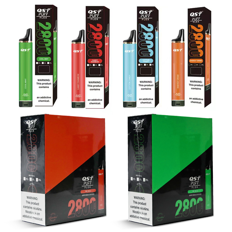 

PUFF Flex 2800 Puffs 2% 5% 0% Disposable Vape Pen E cigarettes 850mAh Battery 8ml