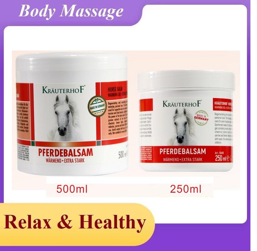 

Oil Krauterhof Pferdebalsam Heating Extra Stark Germany Warming Body Massage Gel 500g Horse Chestnut Cream Balm Relax Calm Muscle