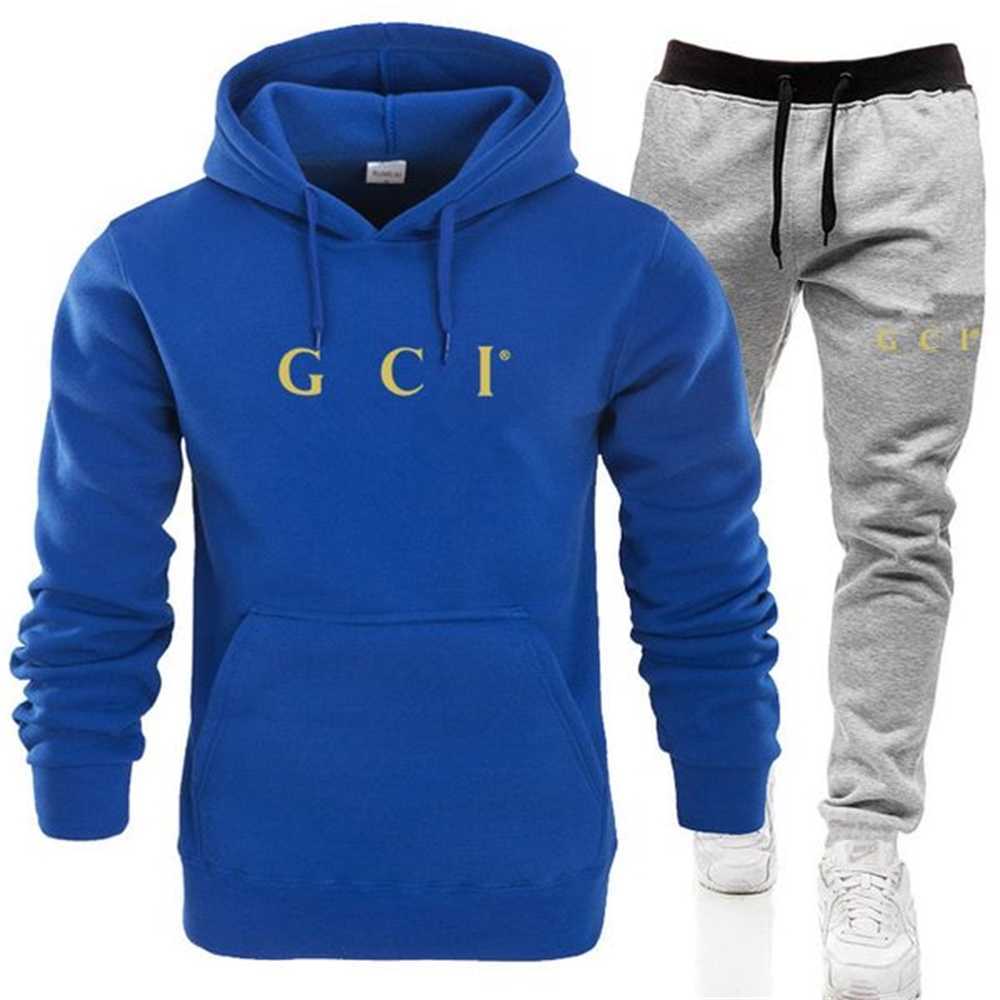 

brand clothes men's and Women's Tracksuits hooded sports jogging suit Men's Shirt Jacket 001 LU1Q ZM38 4O8R, Gray