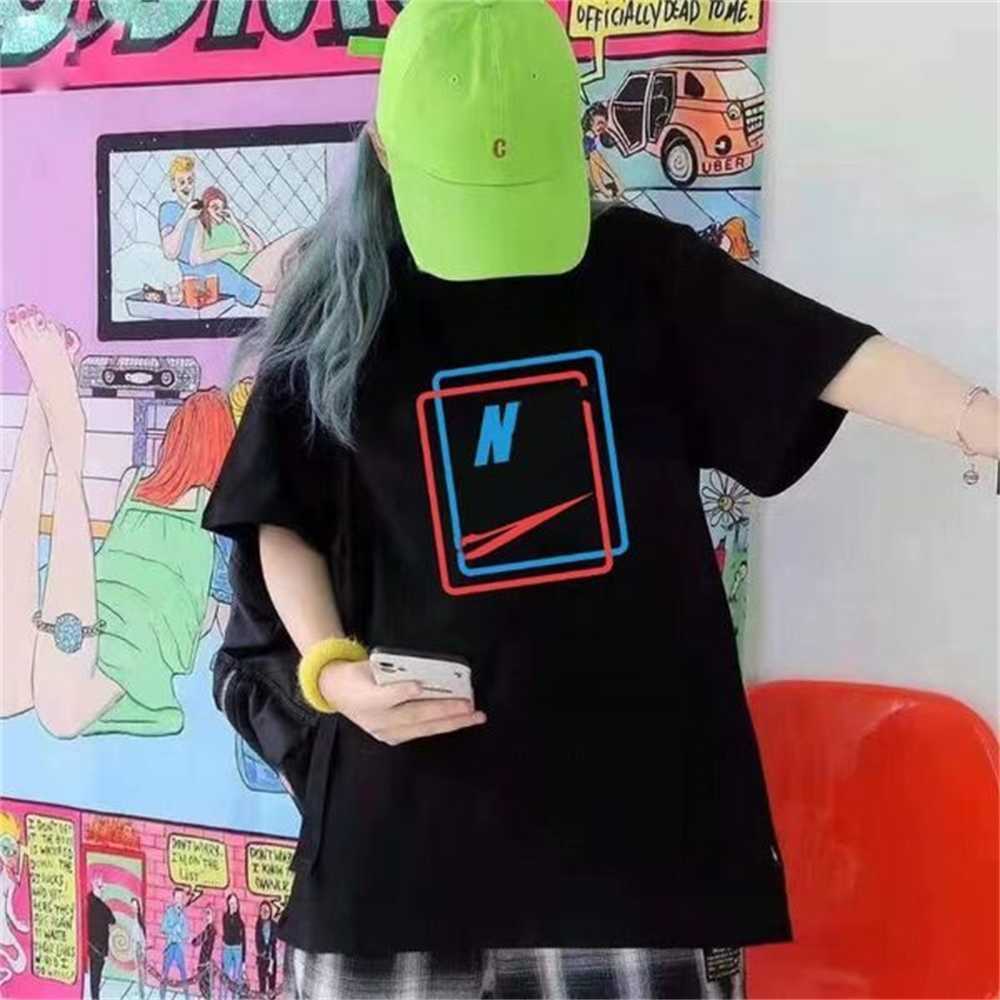 

Mens tshirts Tech designer shirts crewneck alphabet T-shirt womens casual loose shorts sleeve N print L083 XX2B