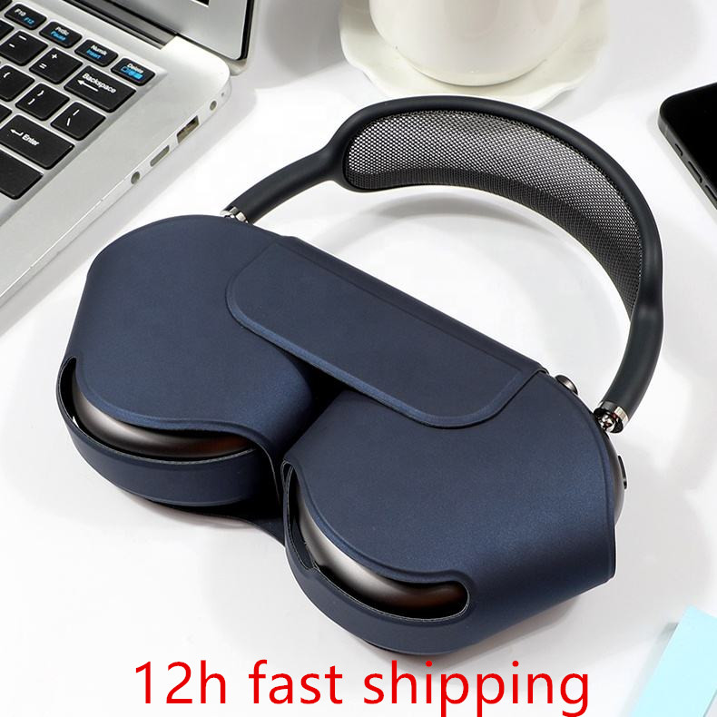 

For Airpods Max Air pods Maxs Pro 2 bluetooth earphones Cushions Accessories Solid Silicone High Custom Waterproof Protective plastic Headphone Travel Case, Black max top quality