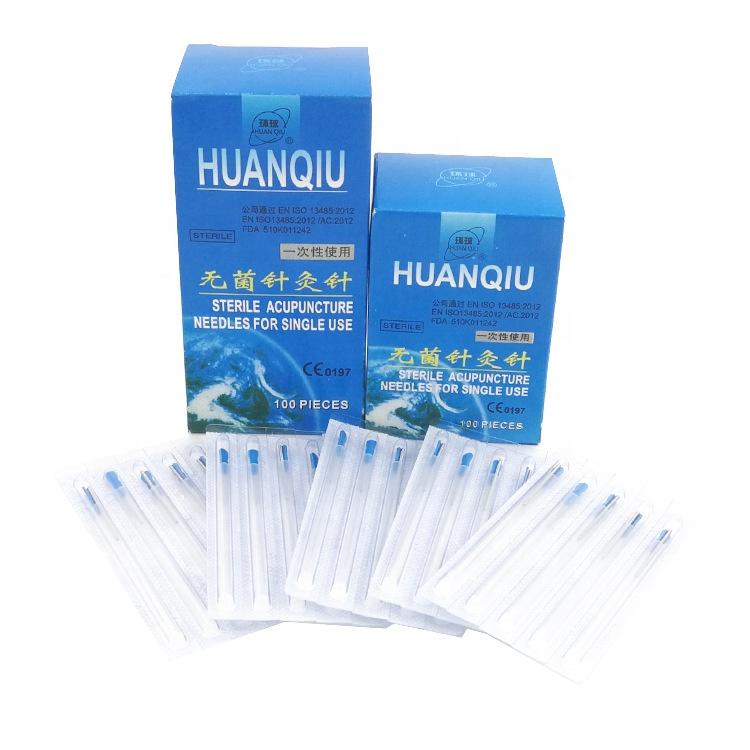 

Gadgets HUANQIU Brand Disposable Sterile Stainless Steel Dry Needling Acupuncture Needles One Needle One Tube 100pcs