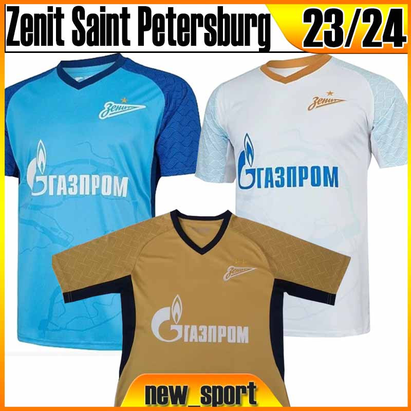 

23 24 Zenit St. Petersburg soccer jerseys home away blue Jerseys 2023 2024 Malcom #10 Ivan Sergeey Andrey Mostovoy Gustavo Mantuan Wendel #8 Men size S-XXL Football shirts, 23 24 home