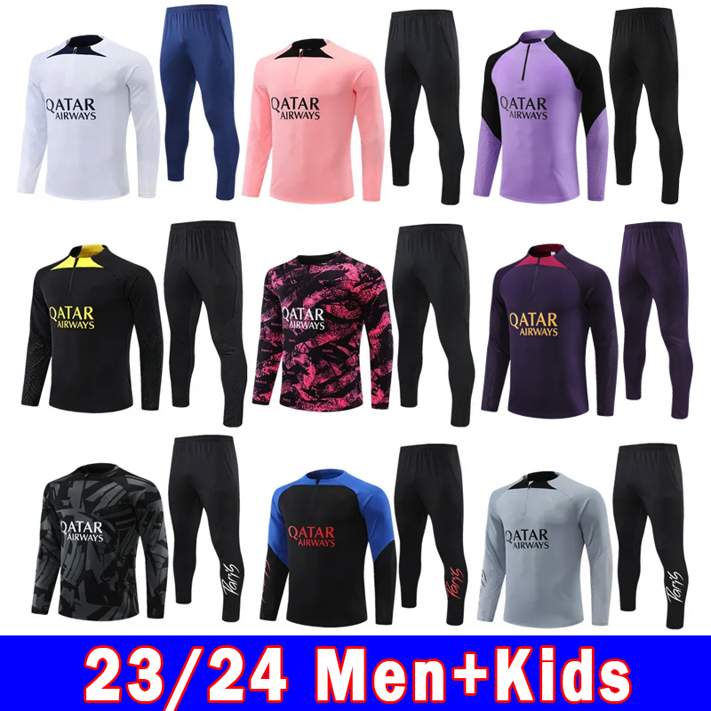

tracksuit psgs MBAPPE jacket futbol Men Long sleeves Survetement sets Hommes Sportswear Adult training suits football tracksuits Long sleeve soccer jerseys, 16