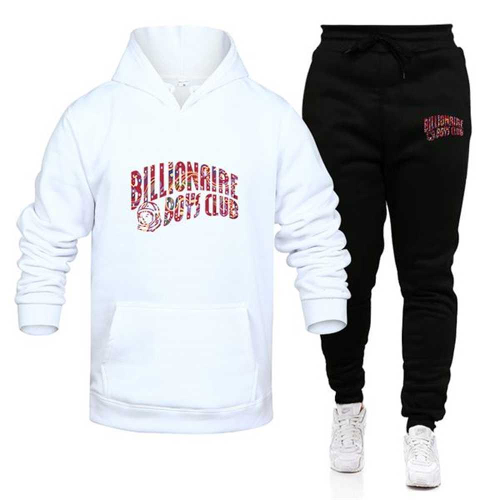 

billionaire Sets Brand joggers Designer Tracksuit Men hoodies pants Mens Clothing Sweatshirt Pullover fashion Casual Sportswear woman Tracksuits KFT BWL5, White
