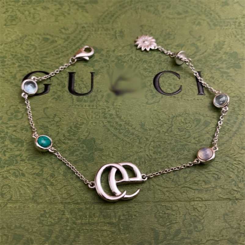 

designer jewelry necklace ring versatile 925 bracelet classic Turquoise mother of pearl shell mutual Bracelet high quality