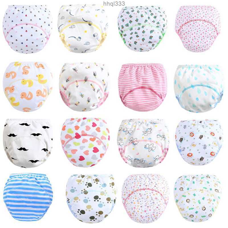 

B2te Summer 3 Layer Baby Diaper Waterproof Reusable Cotton Baby Training Animal Cloth Infant Underwear Nappies Panties, 09