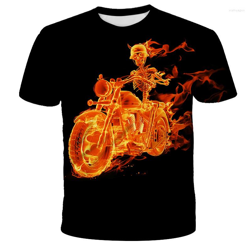

Men's t Shirts Men's/women Summer T-shirt Round Neck Short Sleeve Blue Flame 3d Printed Top High Qualit Black Casual TshirtMOUH, T2221b