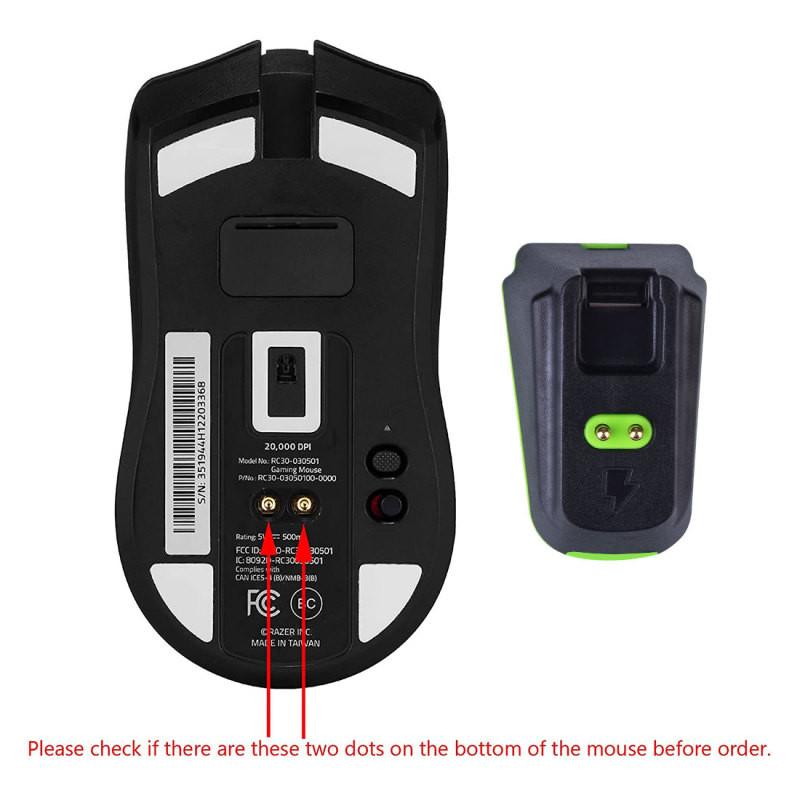 

Toothbrush For Razer Viper Ultimate Lightweight USB Wireless Mouse Magnetic Base RGB Computer Gaming Esports Charging Base Accessories