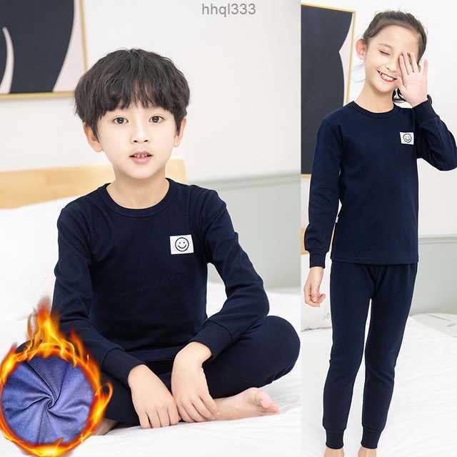 

1ikg Thsz Pajamas Kids Pajamas Children Sleepwear Fabric Baby Boys Girls Fleece Lining Pyjamas Pijamas Cotton Nightwear Homewear Sets Good Clothes T221013