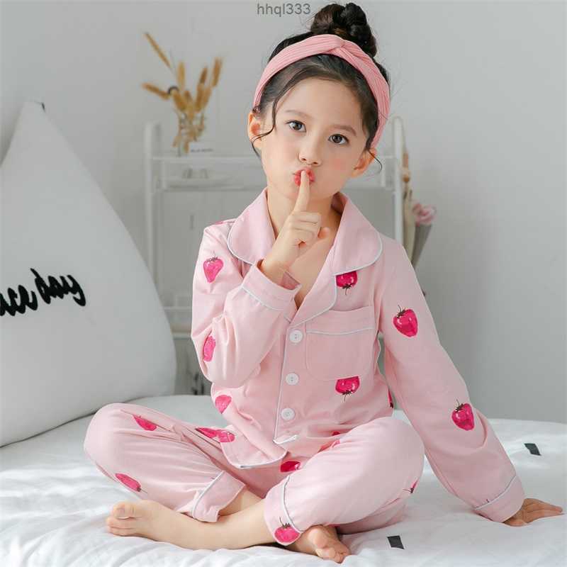 

Bz66 Zw3l Spring and Autumn Children&889s Long Sleeved Pajamas Suit for Kids 100%cottonsilk Girls Boys Household Clothes Children Designer 742 V2, Color at picture1