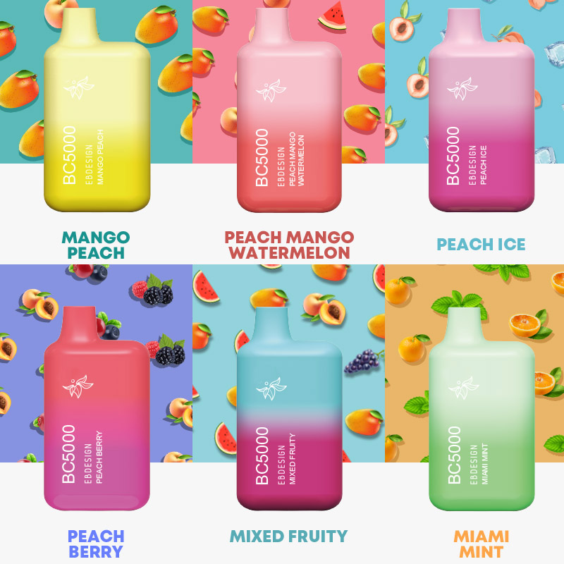 

original eb design bc 5000 bar e cigarette disposables vapes puff 5000 vape pen cartridges puffs vape bar ultra puffs 650mah rechargeable battery mesh coil LF bar