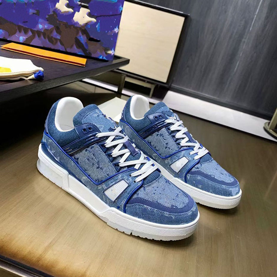 

Luxury trainer sneakers fashion brand men Designer shoes Genuine leather sneaker Size 35-45 RX MMKIJK000001