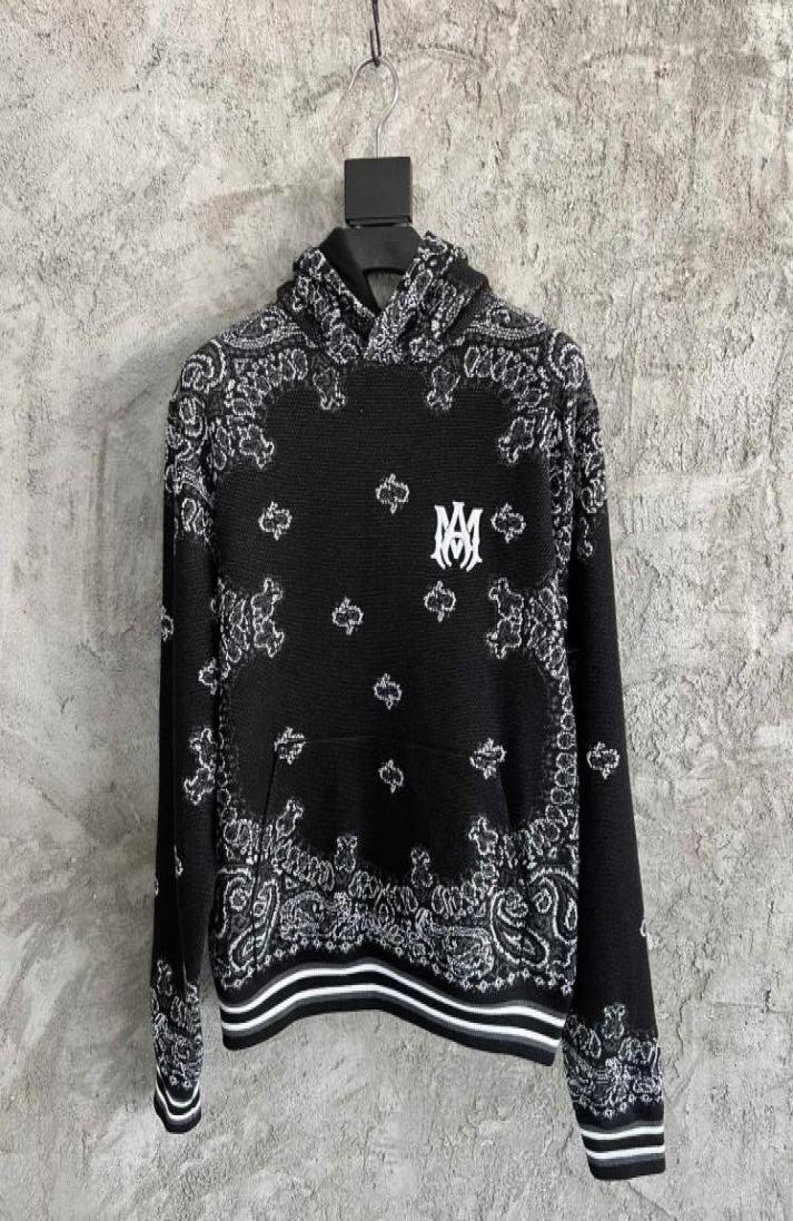 

2022 spring and autumn new designer embroidered hoodie US size Hoodie highquality wool blended material mens black luxury hoodi4334985
