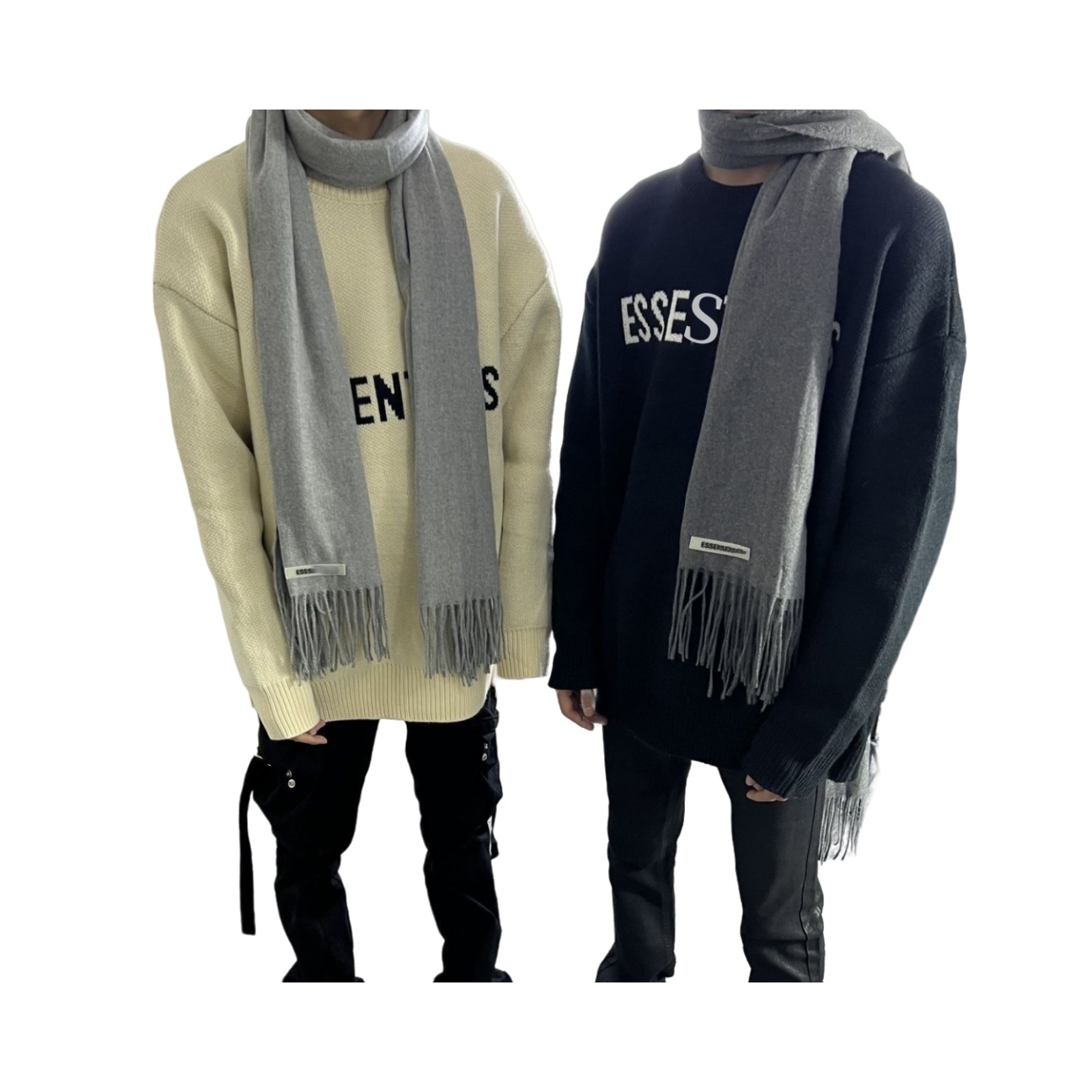 Brand Scarf Luxury ESS Designer Scarf men women Cashmere Thick Shawl Women Winter Warm Long Pashmina Wraps Hijab NO Box-image-924971615