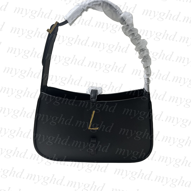 Sacs à main de luxe en cuir de veau pour femmes, sacs à bandoulière de styliste de couleur unie, sac sous les bras avec boîte ou sac anti-poussiè