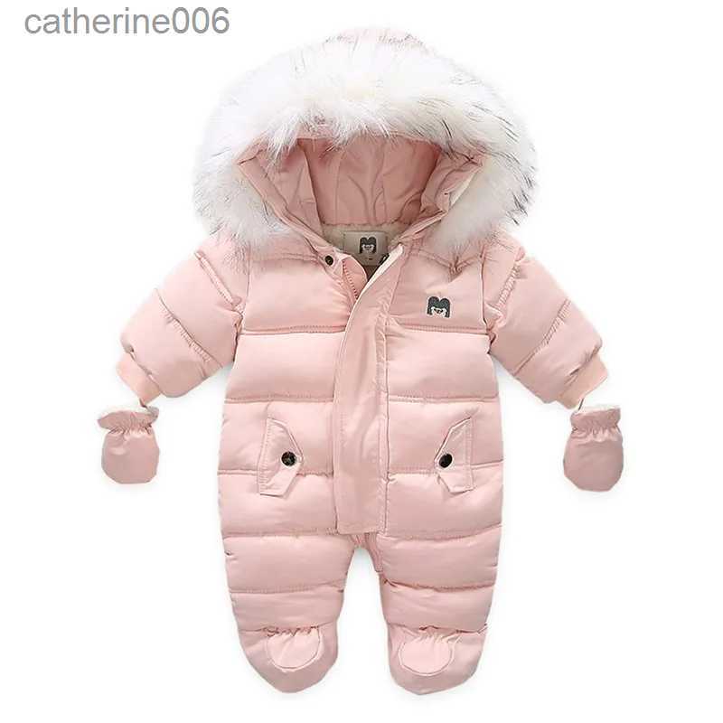 Clothing Sets Autumn Winter Baby Clothes Newborn Infant Baby Boy Girl Romper Thick Hooded Toddler Kids Jumpsuit Outdoor Warm Children CoatL231202-image-925324664