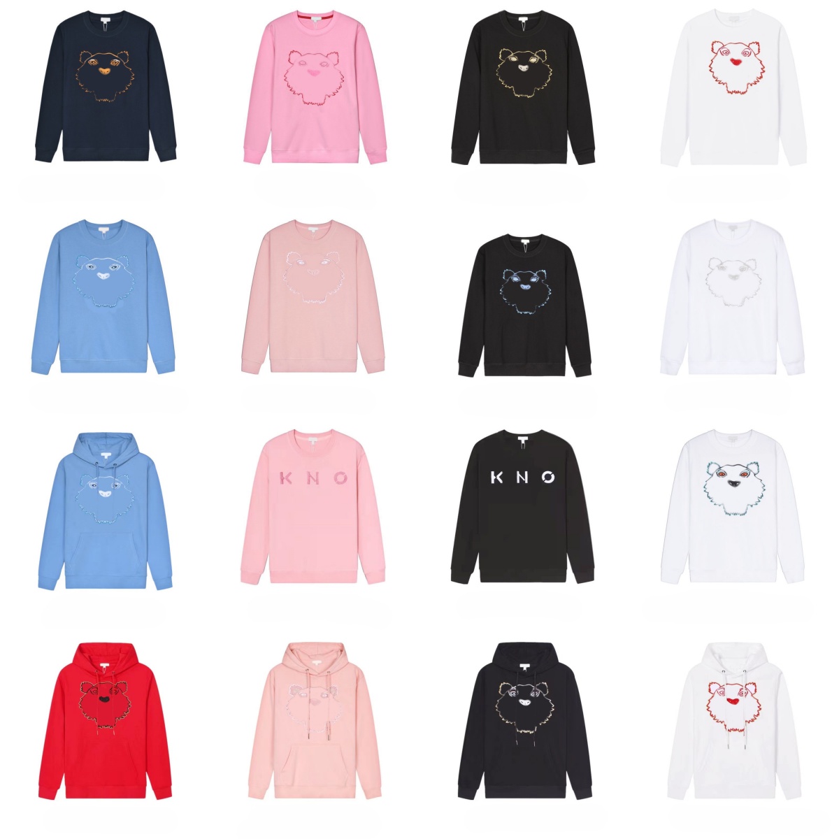Designer Hoodie Mens New Tiger Pattern Womens Automne et Hiver Tendance LETTRES DE BRODEMENT