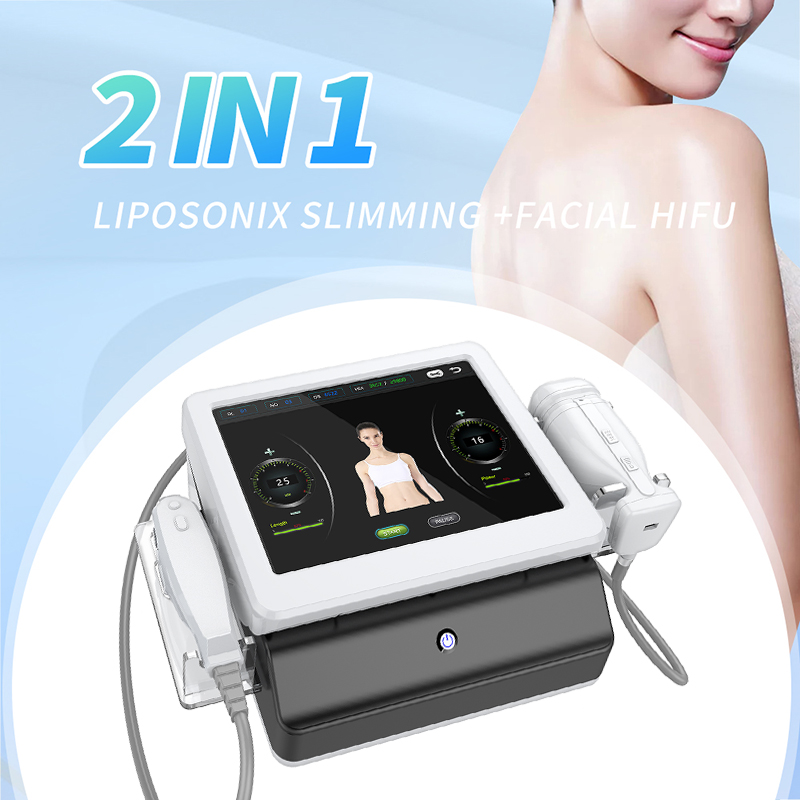 2IN1 HIFU Facelift Machine Liposonix Body Slimming Face Lifting Facial Wrinkle Removal Skin Lift and Tightening-image-590316214