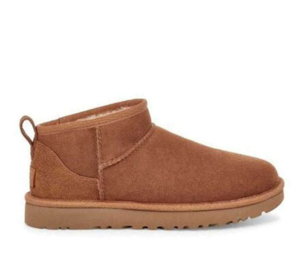 boots designer womens tasman slippers ultra mini boot slides chestnut shoes platform fluffy sheepskin fur leather top quality wool women outside