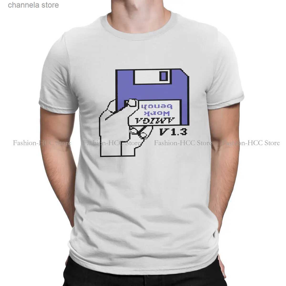 Men's T-Shirts Amiga 500 Crewneck Original TShirts Amigc Workbench 1.3 Print Homme T Shirt New Trend Clothing Size S-6XL T231204-image-925616331