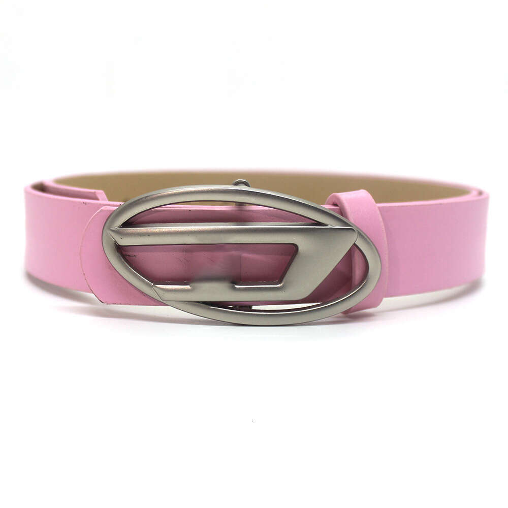 Ceinture de styliste pour hommes et femmes, nouvelle boucle à pression ovale en métal avec lettre D, décorative polyvalente, à la mode, Diesels a