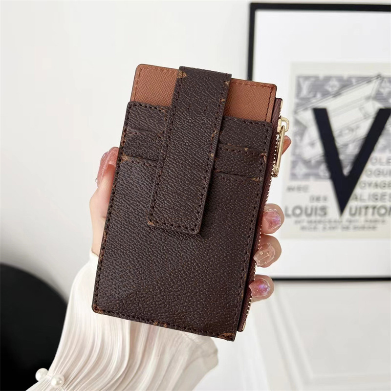 7 Card Slots Fashion Designer Cell Phone Pouches Pocket Change Photo Card Holder-image-750787727