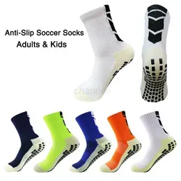 2023Sports Socks 2022 Sports Socks Anti-Slip Football Grip Socks Thickened Breathable Non Skid Soccer Socks Adults Kids Outdoor Cycling Sock KYD1