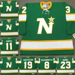 8  GOLDSWORTHY 11 J.P. PARISE 19  MASTERTON 23 LOU NANNE 1967 CCM jersey