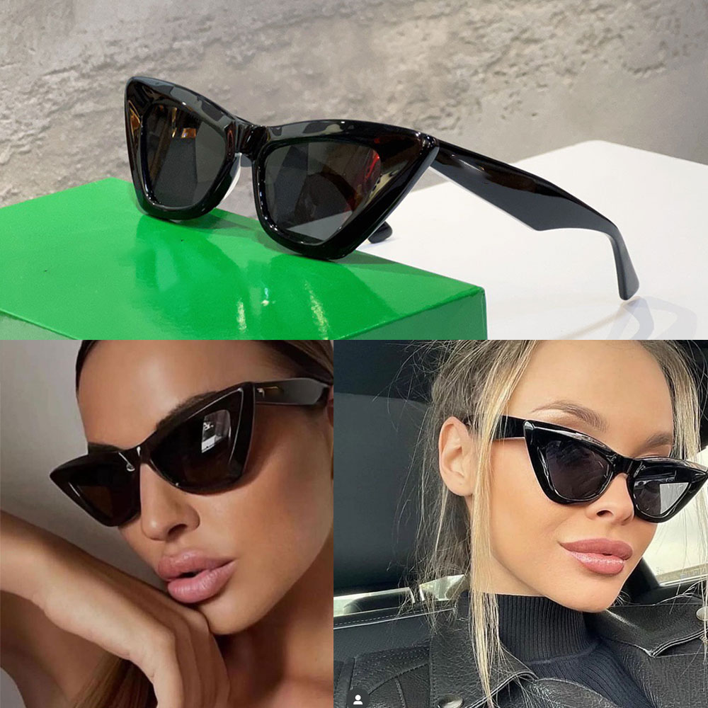 cat eye sunglasses women acetate cat eye black frame Classic outdoor party sunglasses for women Ladies CatEye Lunettes de soleil 1101-image-926634712