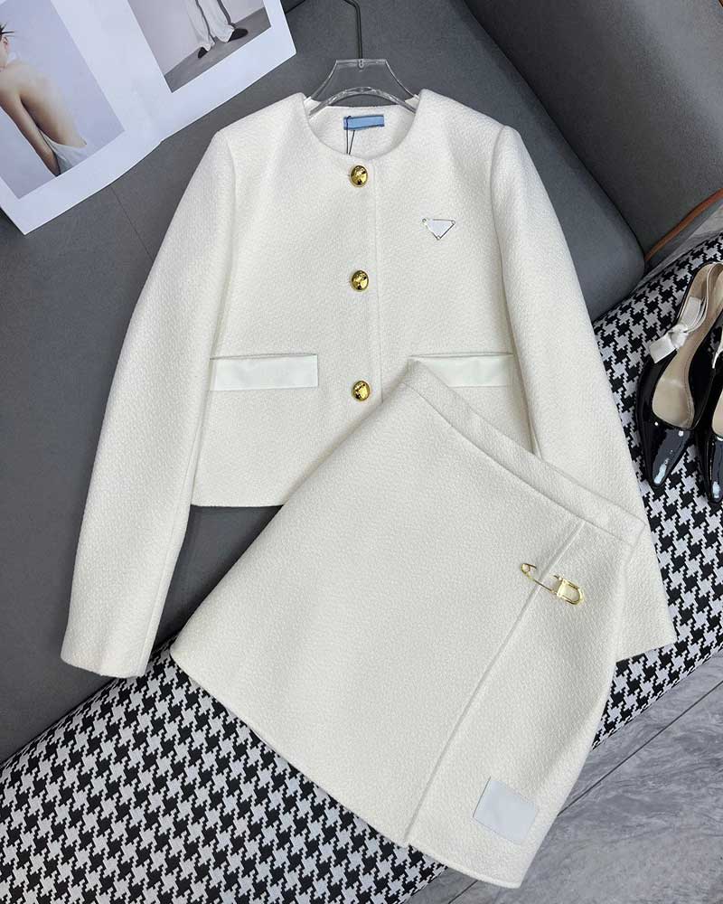 Womens Dress Casual Dresses Blazers Suit 24FW Women Jackets Two Piece Sets Stylist Causal Suits Clothing Stylist Classical Set Long Sleeve S-L-image-926589914