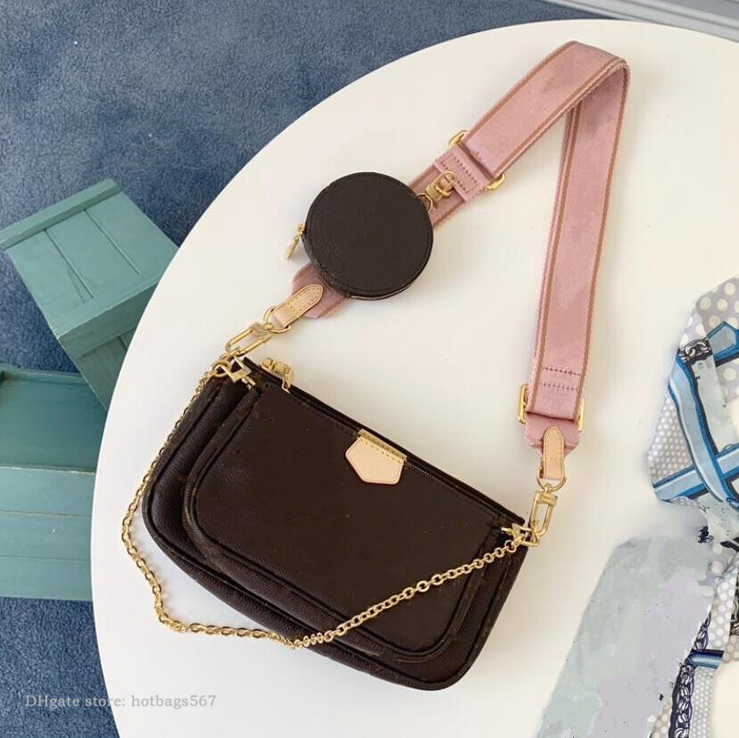Promotional Discount Women Bag Designer Handbag Purse With Box Shoulder Bags Three In One Luxury Fashion flowers letters-image-926560798