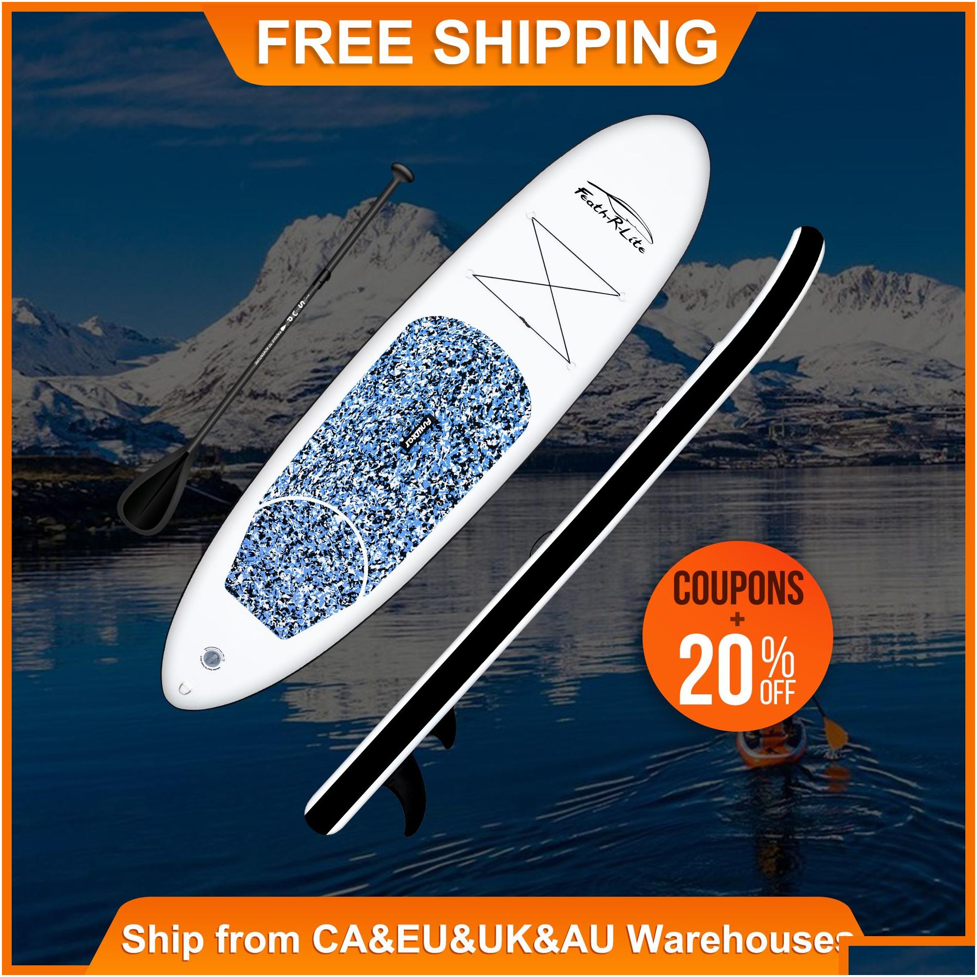 Funwater paddle board surfboard stand up paddleboard inflatable Tabla Surf Wholesale Ca eu warehouses Padel surfboard surfing Sporting