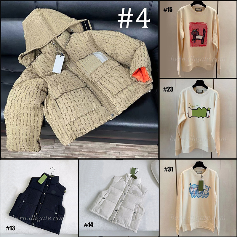 Vêtements de mode lettre Logo col rond pull sweat-shirts pour femmes ou hommes Coupon vers le bas Jecket