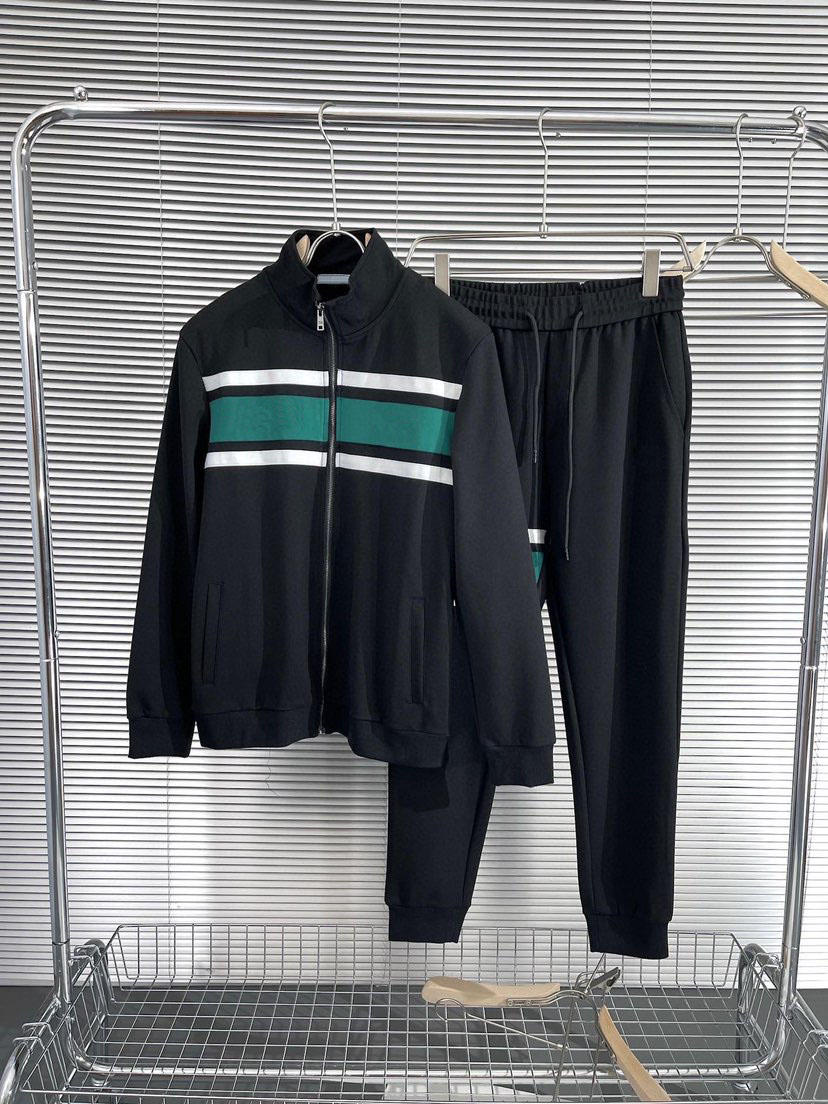 Women's tracksuits designer track suits spring fashion embroidery classic flowers mens sports top zipper pullover jacket pants-image-841459026