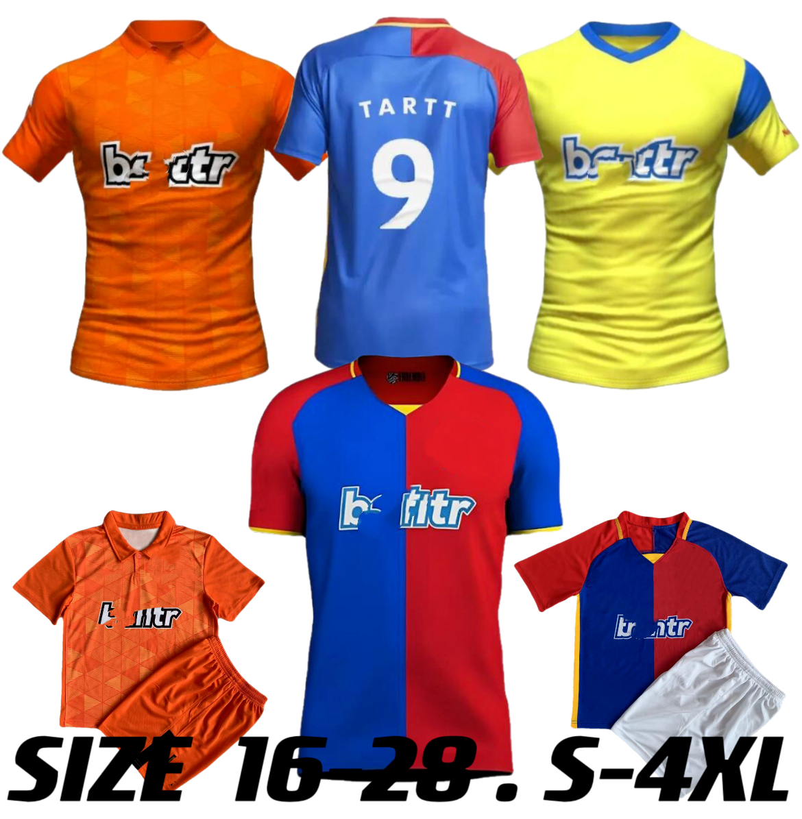 S-4XL 23 24 kent soccer jerseys afc richmond 2023 KENT TARTT ROJAS OBISANYA home away 3rd kids bule red football shirts short sleeve uniforms siz-image-927307408