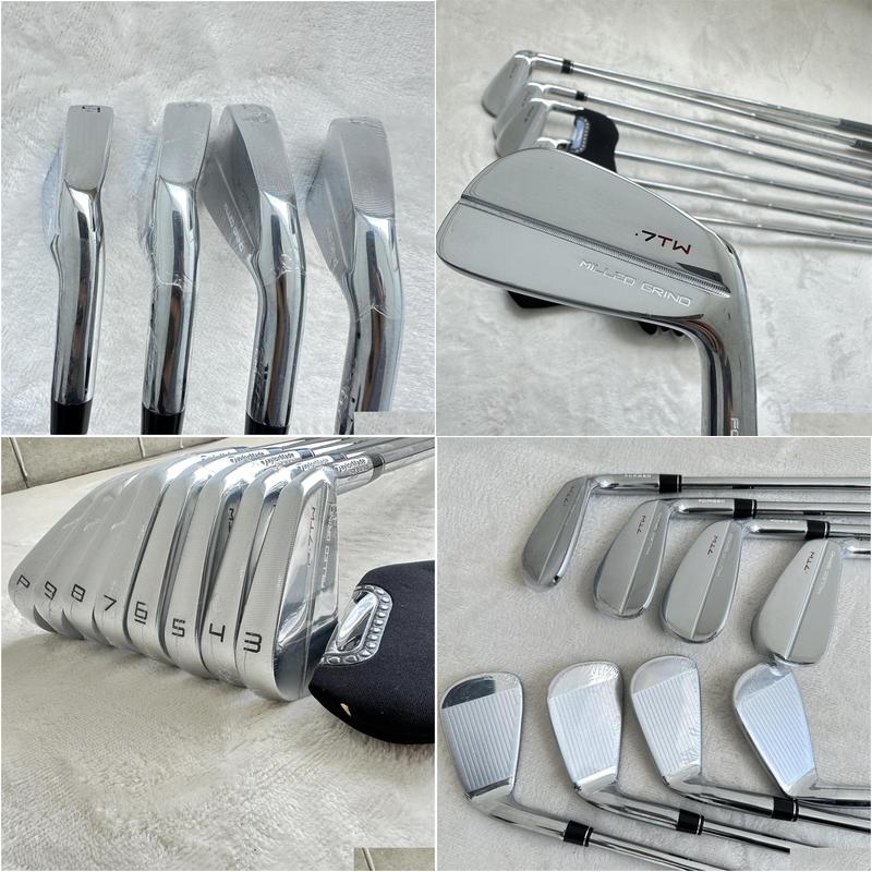 Men`s Golf Iron Golf Club Irons Set Forged Golf Clubs 3456789P Regular/Stiff Steel/Graphite Shafts Headcovers