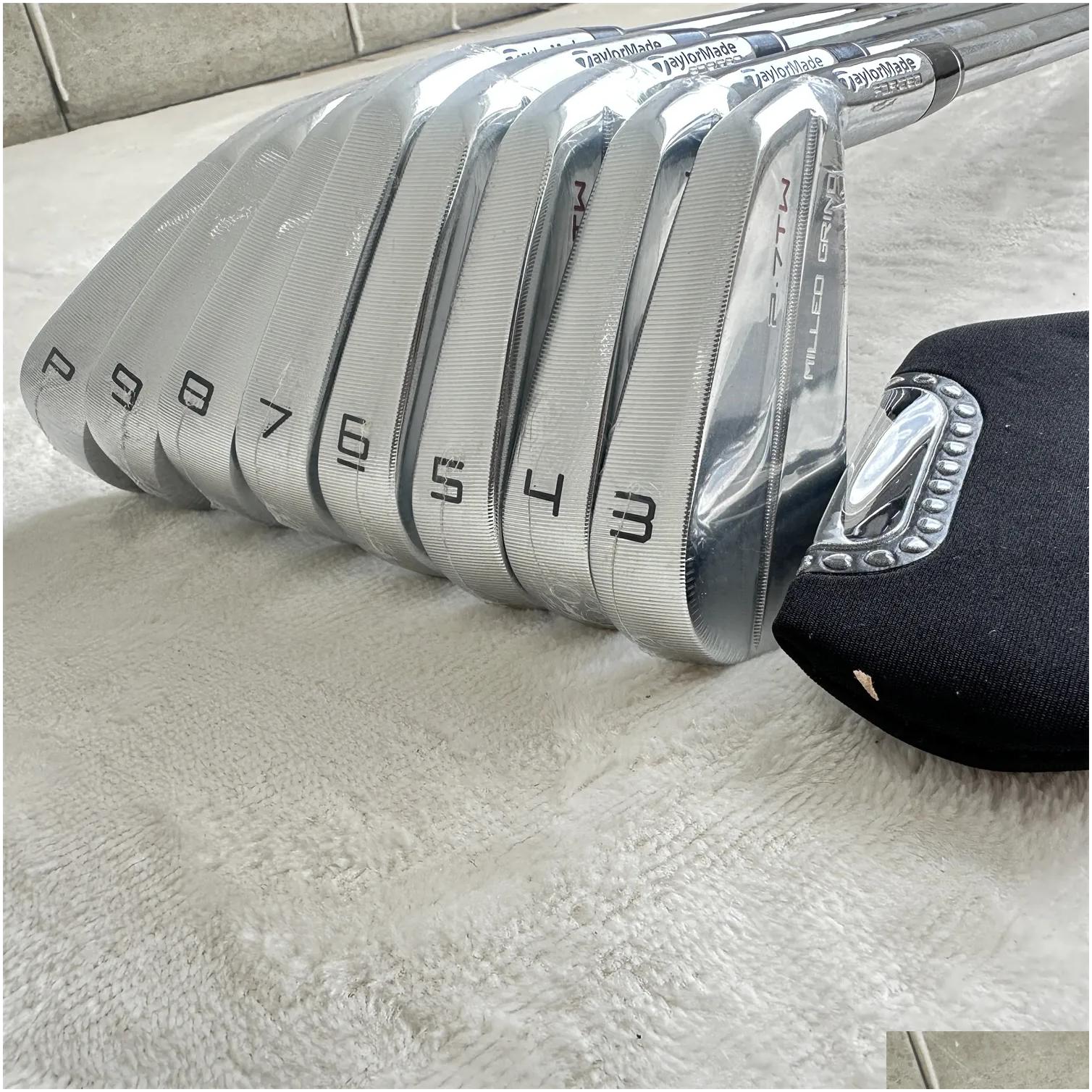 Men`s Golf Iron Golf Club Irons Set Forged Golf Clubs 3456789P Regular/Stiff Steel/Graphite Shafts Headcovers