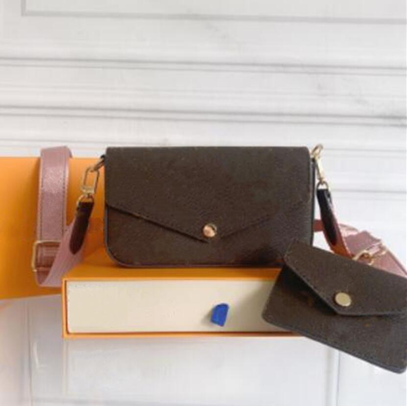 Brand Designer Woman Bag Cross Body Bags girls handbag purse original box serial number flowers letters-image-927784701
