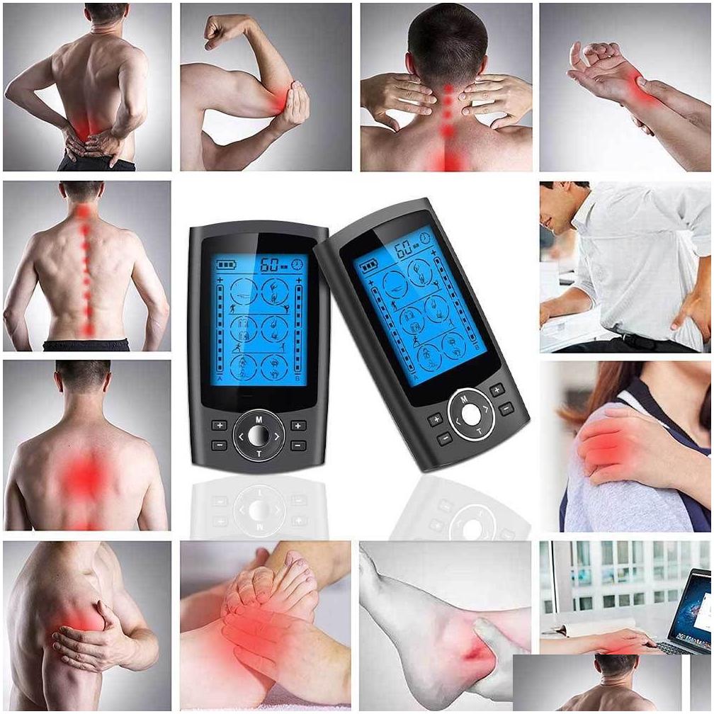 Portable Slim Equipment Portable Slim Equipment Tens Unit 24 Modes 20 Intensity Electric Stimation Masr Muscle Ems Therapy Pain Relief Dhyqm